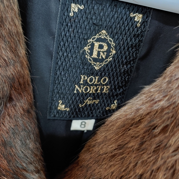Vintage Polo Norte Rabbit fur jacket. - Picture 2 of 6